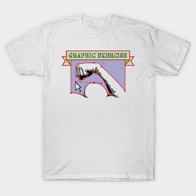 Graphic Exercise T-Shirt by The Red & Blue Pill